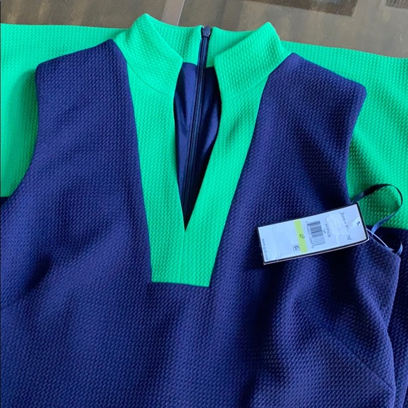 Jessica Howard Colorblock Sleeveless Shift Dress. - Picture 9 of 12